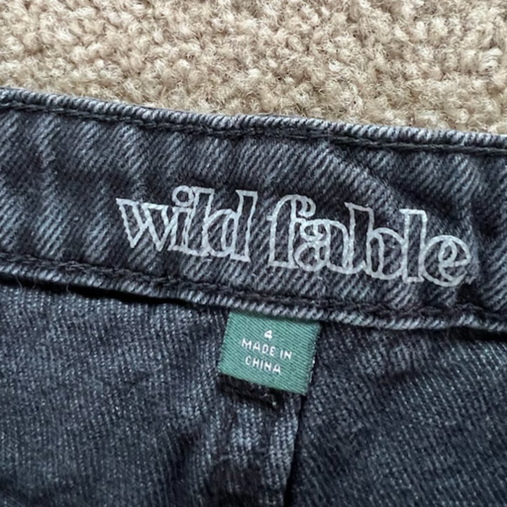 Black Distressed Shorts - Picture 3 of 7